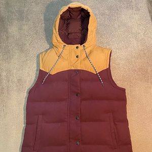 Women’s PATAGONIA BIVY Down Vest hooded Sz Medium